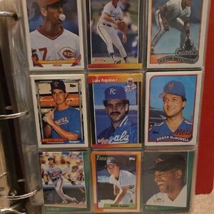 Vintage Baseball Trading Cards Collection